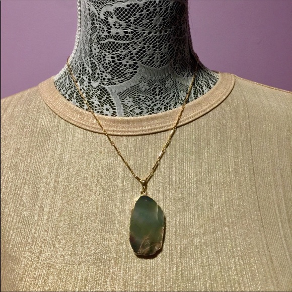🔴2 for $20 Natural Jasper Stone Necklace - Picture 5 of 5